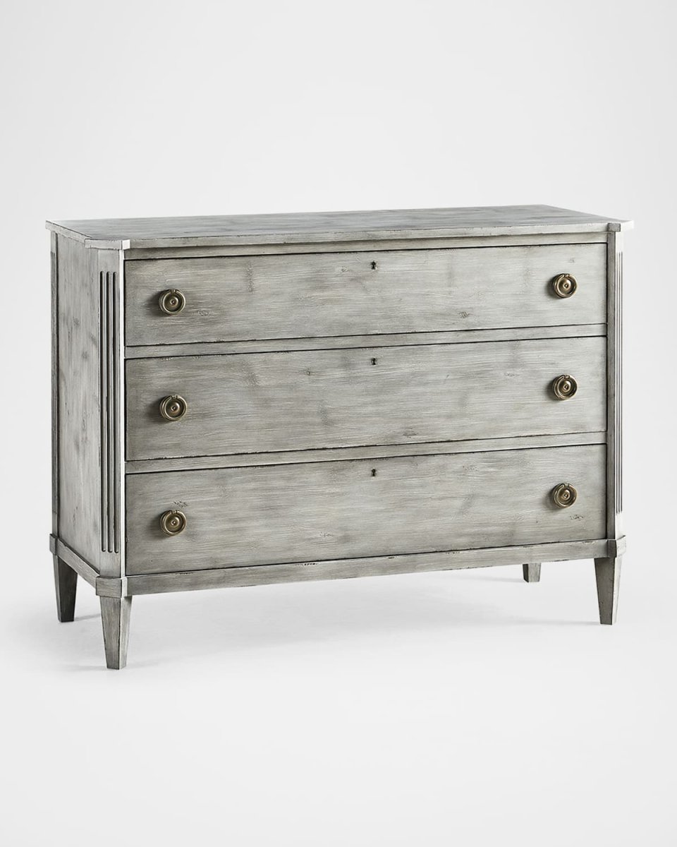 Timeless Gray Aeon Swedish 3-Drawer Chest - 48"
